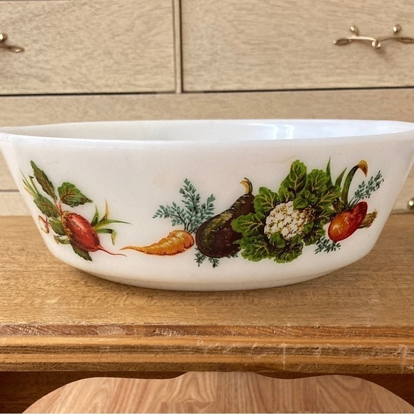 Pyrex JAJ England oven dish, vintage 1970s, Market Garden Tuscany - Picture 1 of 3